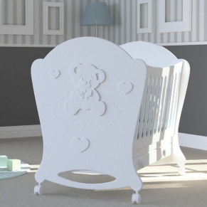 Bambino Casa Coccolo Bianco - Бебешко креватче Бяло